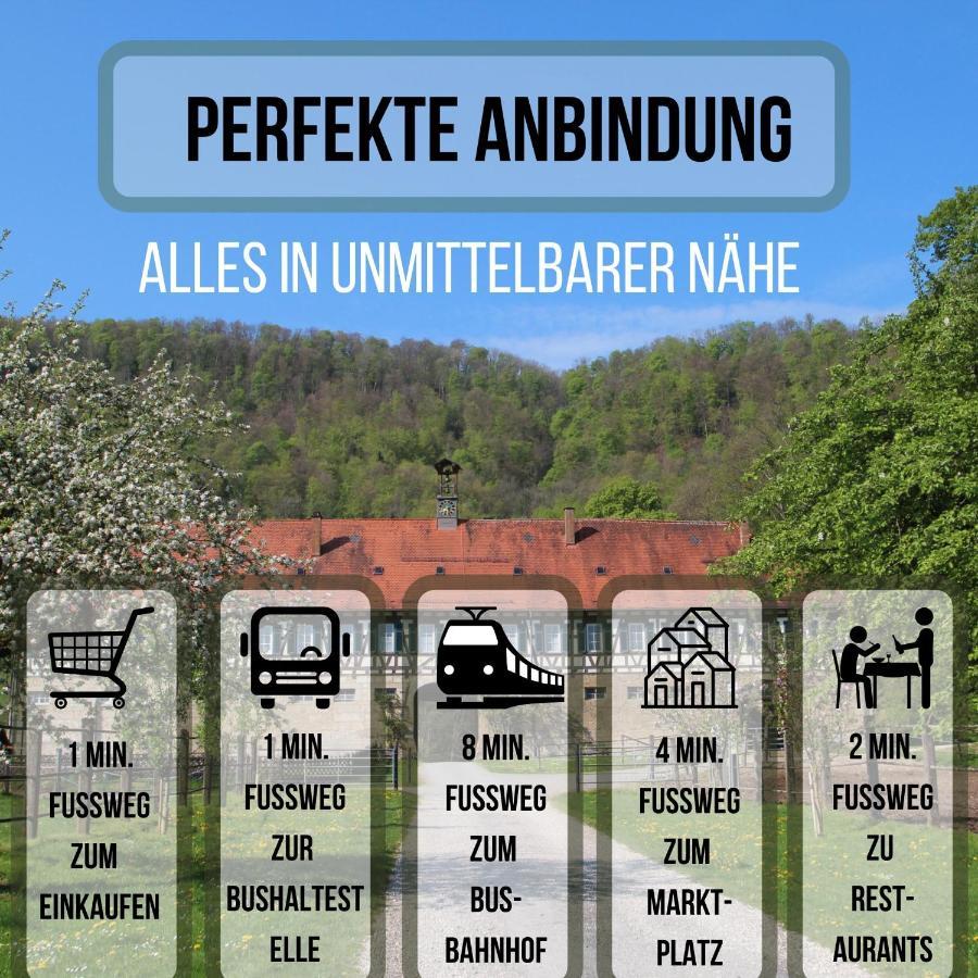 Moderne, Helle 1 Zimmer-Wohnung In Citylage Bad Urach Exterior photo